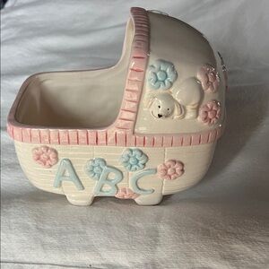 ABC Ceramic Baby Basket